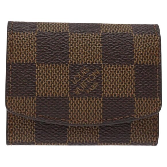 LOUIS VUITTON Damier Ebene Cuff Case LV Auth - Picture 1 of 14